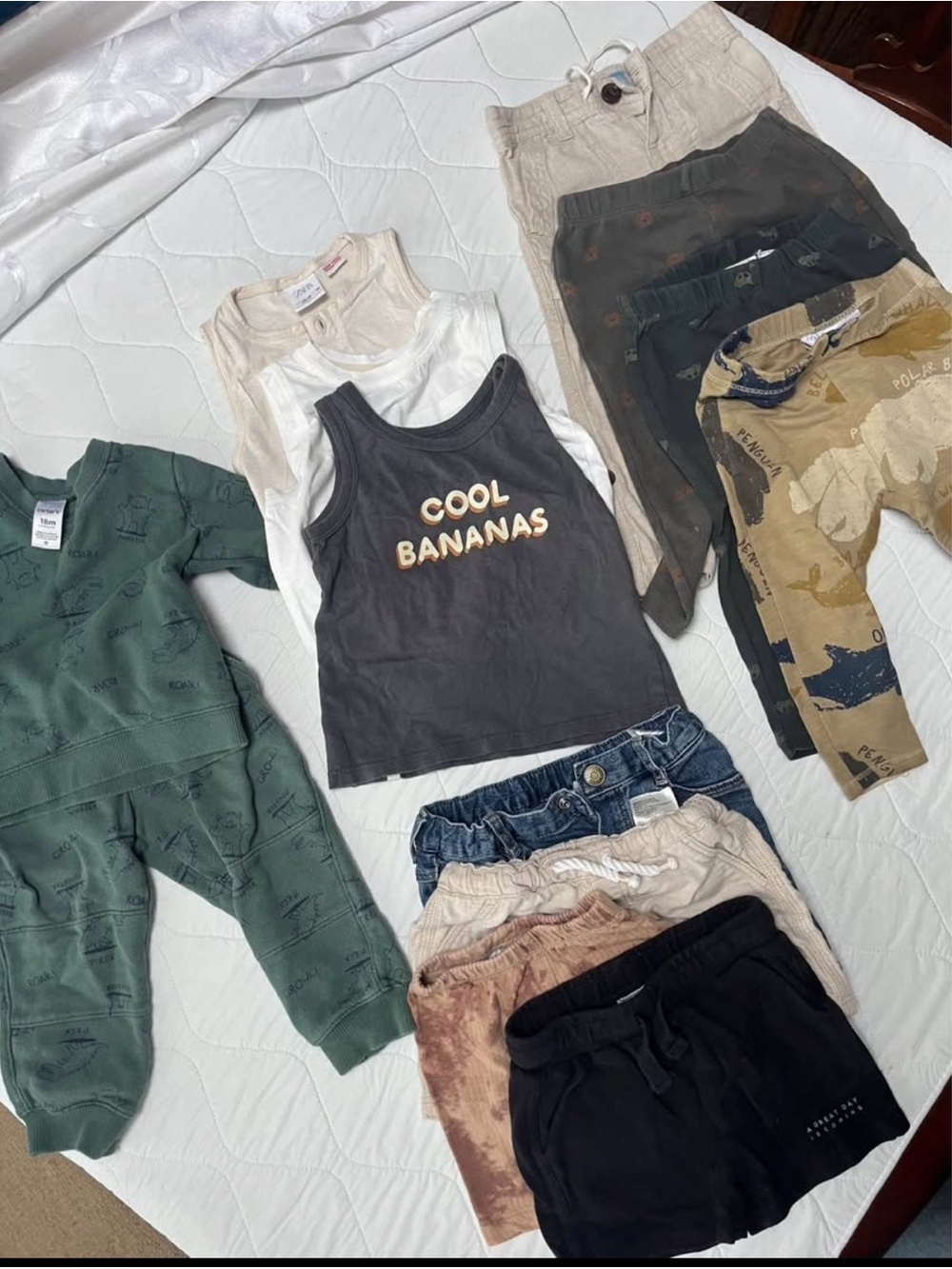 Neutral boy toddler clothes 12-18months